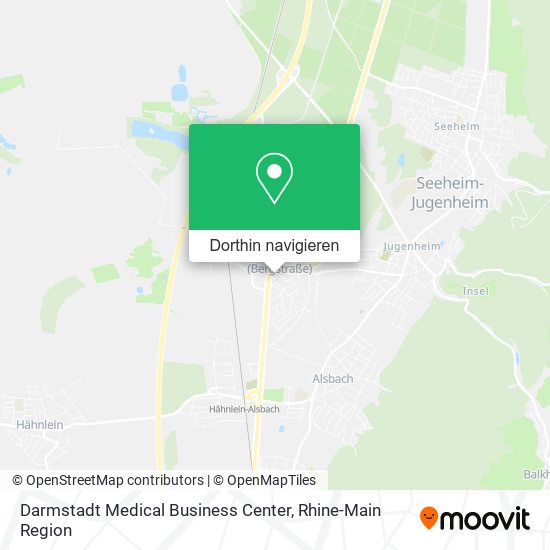 Darmstadt Medical Business Center Karte