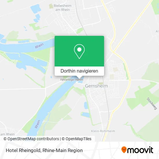 Hotel Rheingold Karte