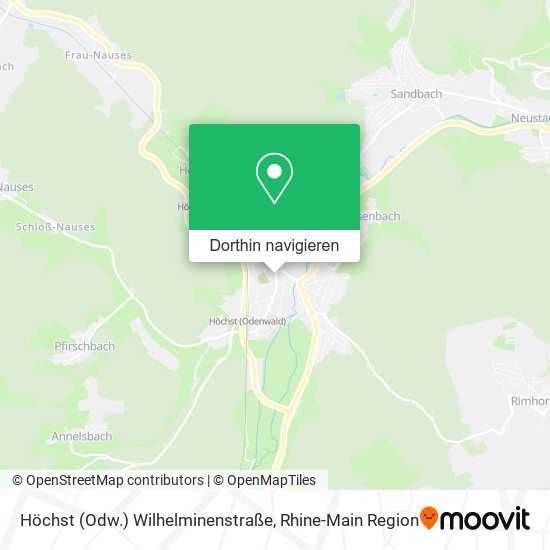 Höchst (Odw.) Wilhelminenstraße Karte