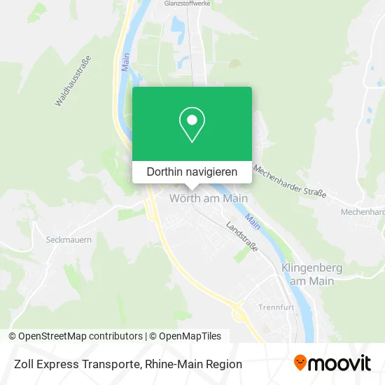 Zoll Express Transporte Karte