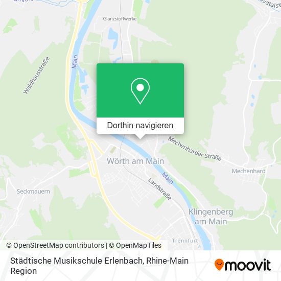 Städtische Musikschule Erlenbach Karte
