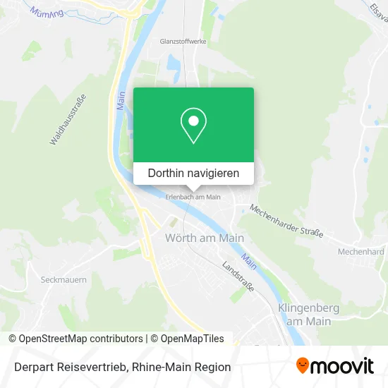 Derpart Reisevertrieb Karte