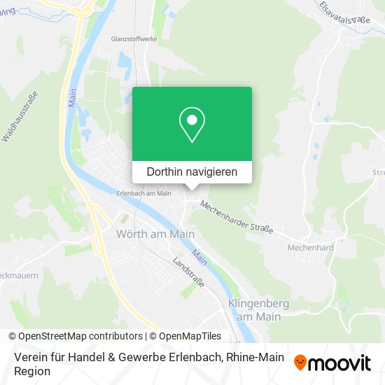 Verein für Handel & Gewerbe Erlenbach Karte