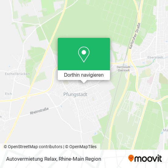 Autovermietung Relax Karte