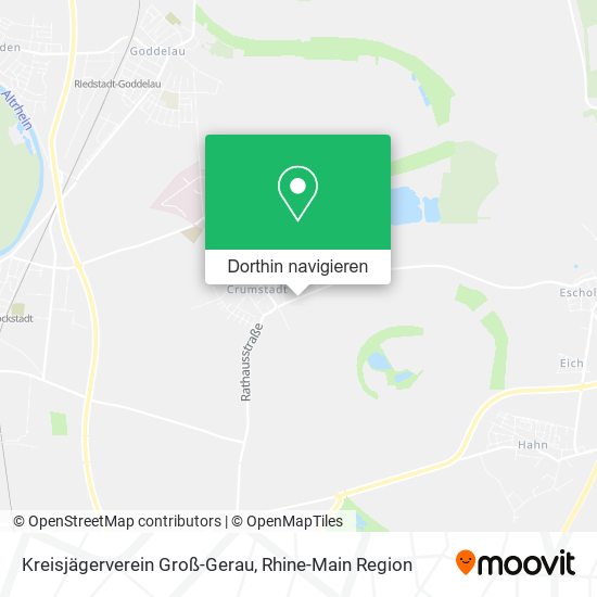 Kreisjägerverein Groß-Gerau Karte