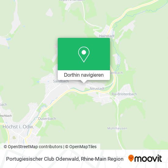 Portugiesischer Club Odenwald Karte