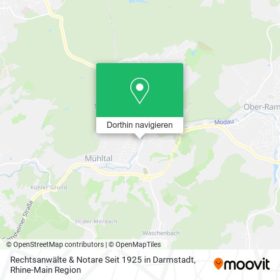 Rechtsanwälte & Notare Seit 1925 in Darmstadt Karte