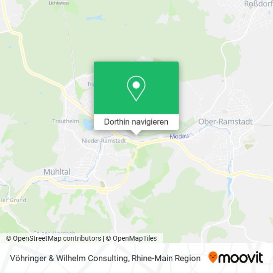 Vöhringer & Wilhelm Consulting Karte