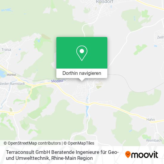 Terraconsult GmbH Beratende Ingenieure für Geo- und Umwelttechnik Karte