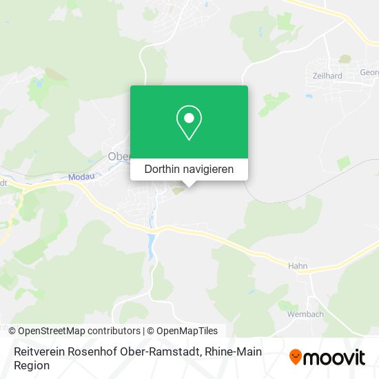 Reitverein Rosenhof Ober-Ramstadt Karte