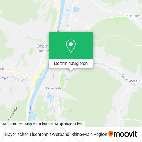 Bayerischer Tischtennis-Verband Karte
