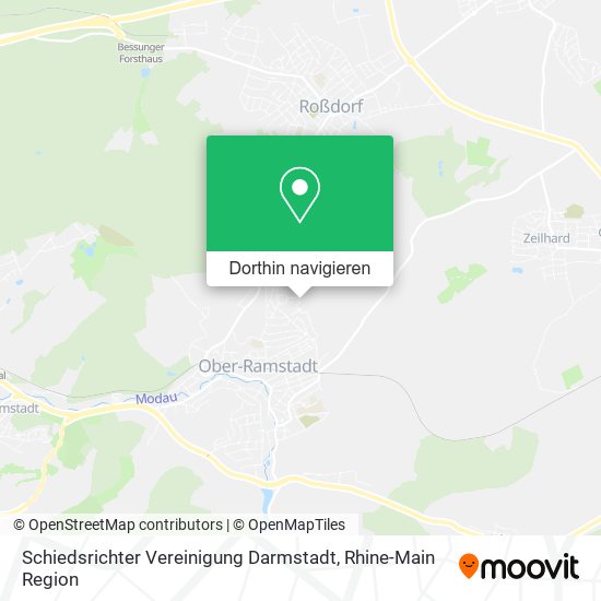 Schiedsrichter Vereinigung Darmstadt Karte