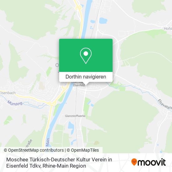 Moschee Türkisch-Deutscher Kultur Verein in Eisenfeld Tdkv Karte