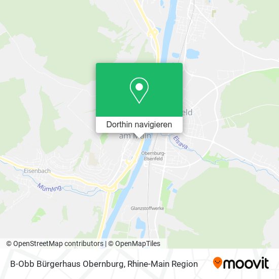 B-Obb Bürgerhaus Obernburg Karte