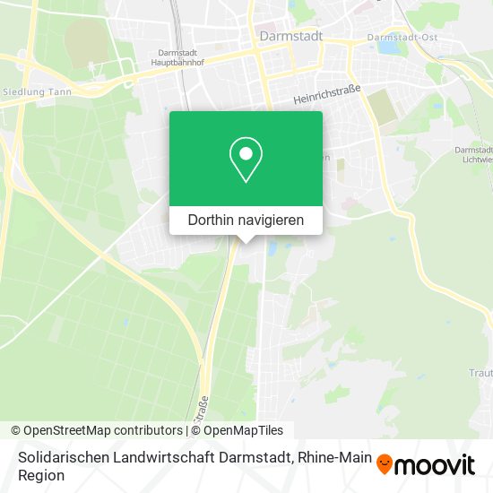 Solidarischen Landwirtschaft Darmstadt Karte