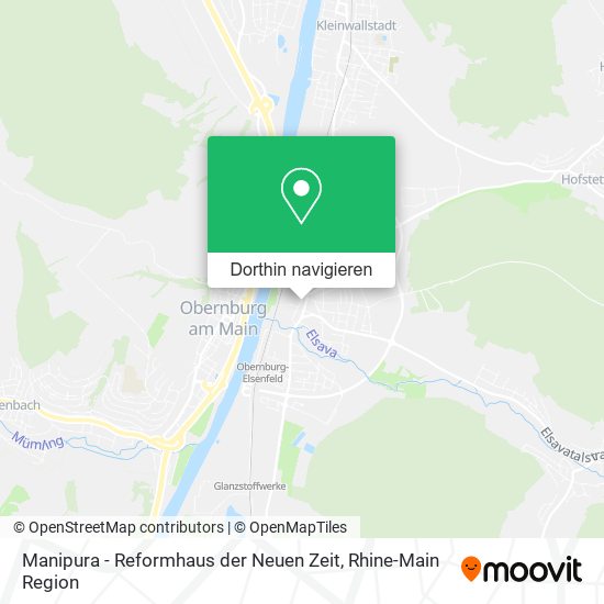Manipura - Reformhaus der Neuen Zeit Karte