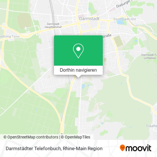 Darmstädter Telefonbuch Karte