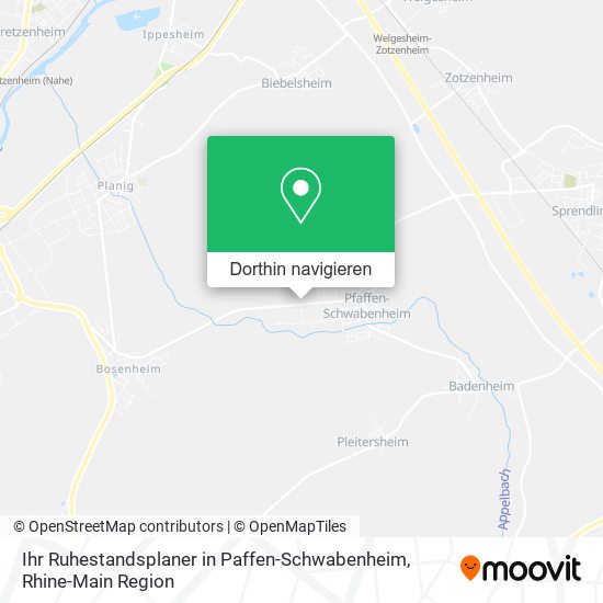 Ihr Ruhestandsplaner in Paffen-Schwabenheim Karte