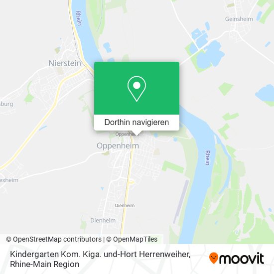 Kindergarten Kom. Kiga. und-Hort Herrenweiher Karte