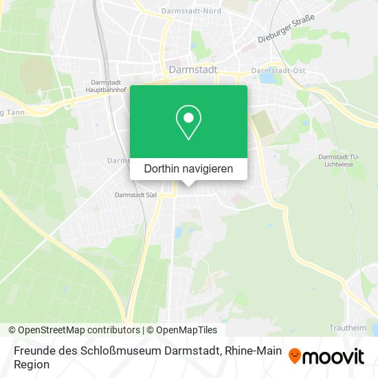 Freunde des Schloßmuseum Darmstadt Karte