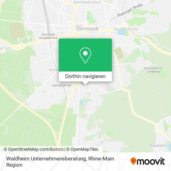 Waldheim Unternehmensberatung Karte