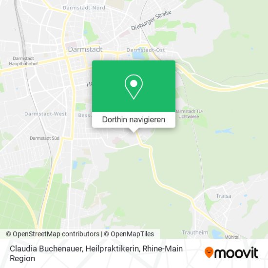 Claudia Buchenauer, Heilpraktikerin Karte
