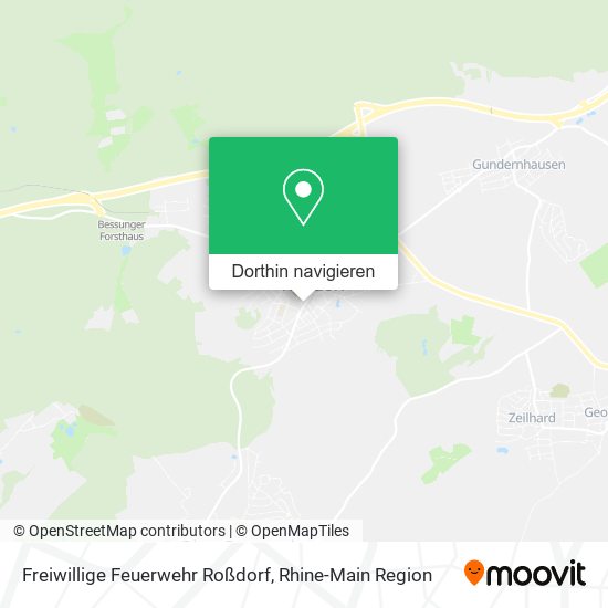 Freiwillige Feuerwehr Roßdorf Karte
