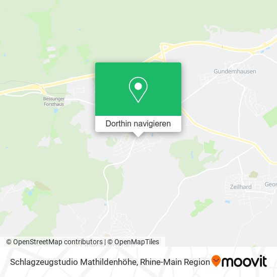 Schlagzeugstudio Mathildenhöhe Karte