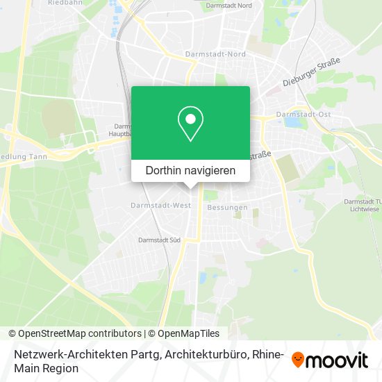 Netzwerk-Architekten Partg, Architekturbüro Karte