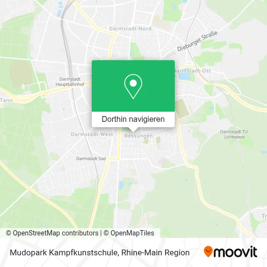 Mudopark Kampfkunstschule Karte