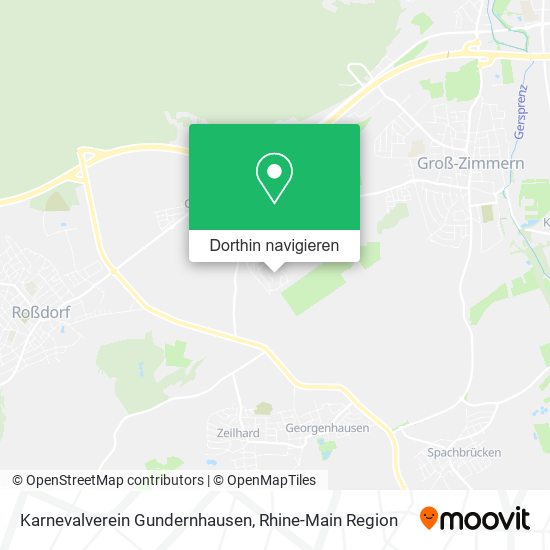 Karnevalverein Gundernhausen Karte