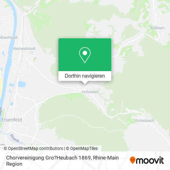Chorvereinigung Gro?Heubach 1869 Karte