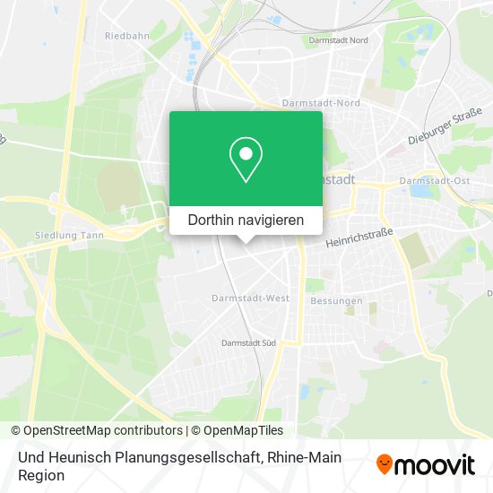 Und Heunisch Planungsgesellschaft Karte