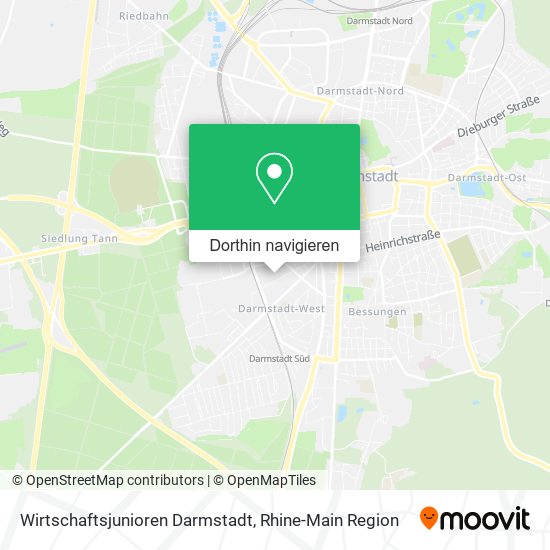 Wirtschaftsjunioren Darmstadt Karte