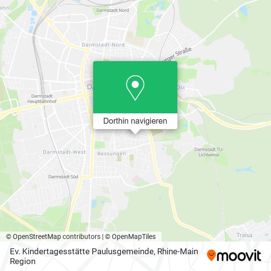 Ev. Kindertagesstätte Paulusgemeinde Karte