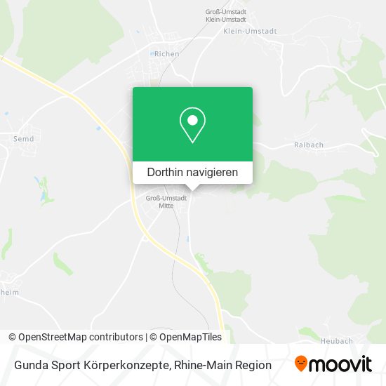 Gunda Sport Körperkonzepte Karte