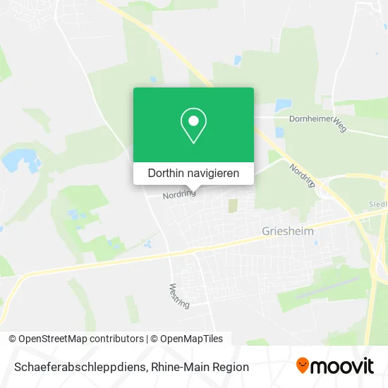 Schaeferabschleppdiens Karte