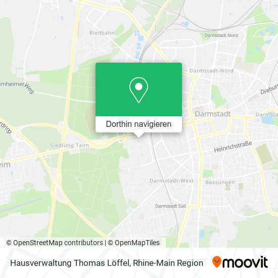 Hausverwaltung Thomas Löffel Karte