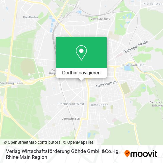 Verlag Wirtschaftsförderung Göhde GmbH&Co.Kg Karte