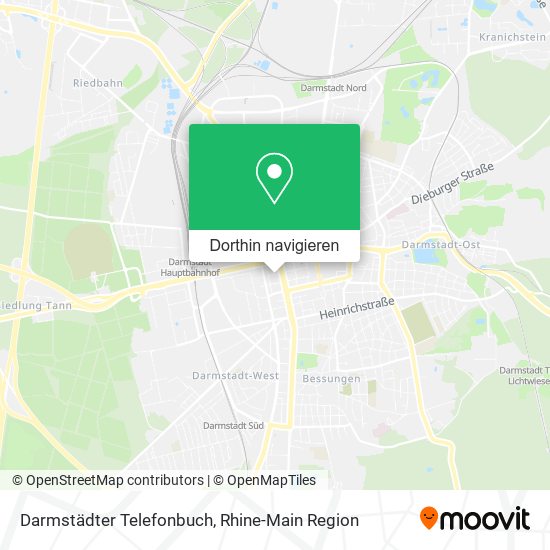 Darmstädter Telefonbuch Karte
