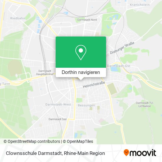 Clownsschule Darmstadt Karte