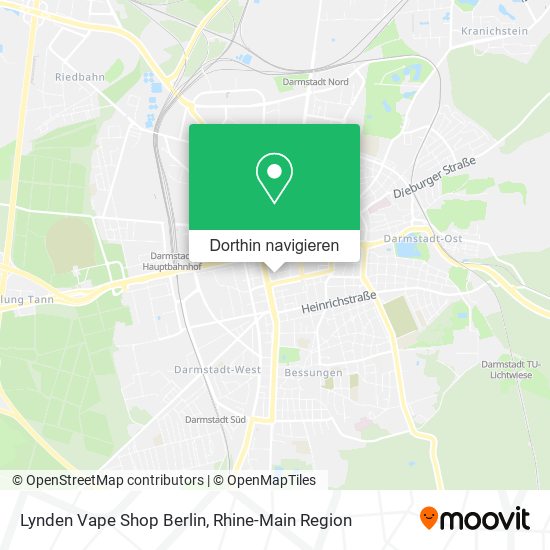 Lynden Vape Shop Berlin Karte