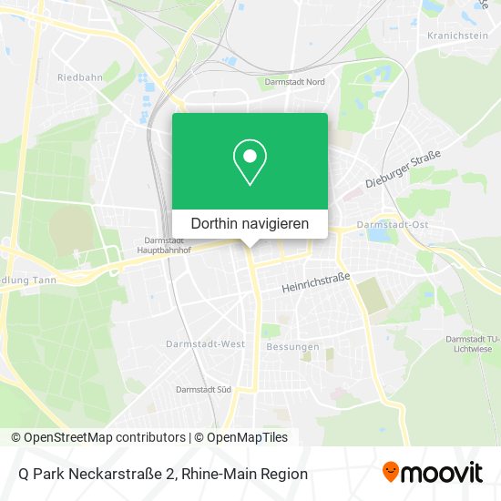 Q Park Neckarstraße 2 Karte