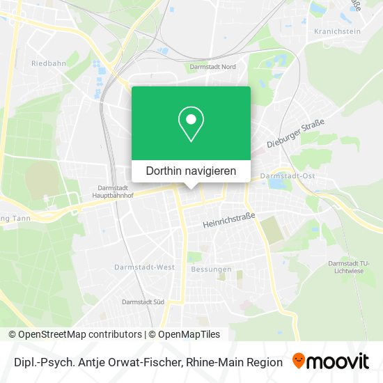 Dipl.-Psych. Antje Orwat-Fischer Karte