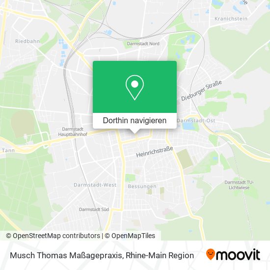 Musch Thomas Maßagepraxis Karte