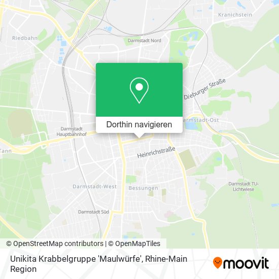 Unikita Krabbelgruppe 'Maulwürfe' Karte