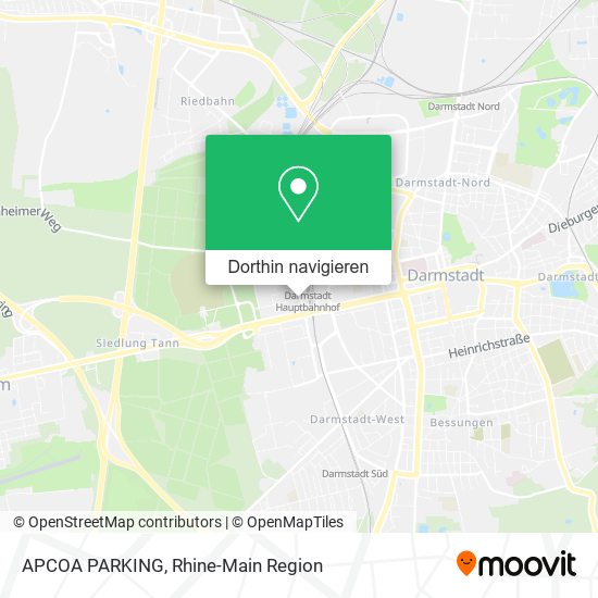 APCOA PARKING Karte