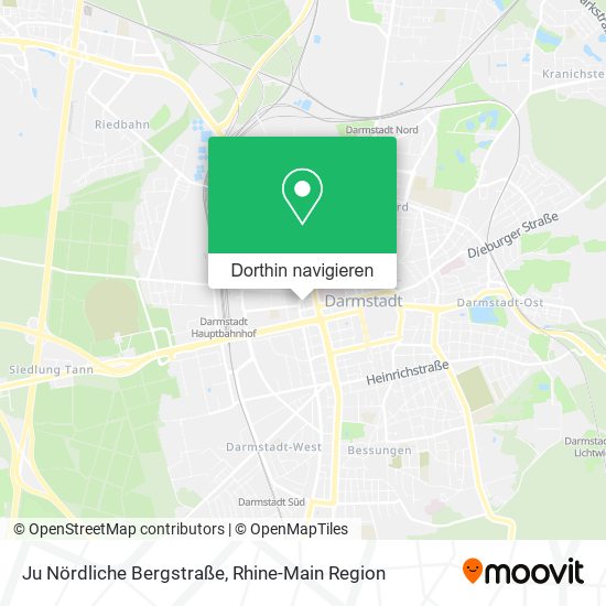 Ju Nördliche Bergstraße Karte