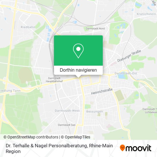 Dr. Terhalle & Nagel Personalberatung Karte