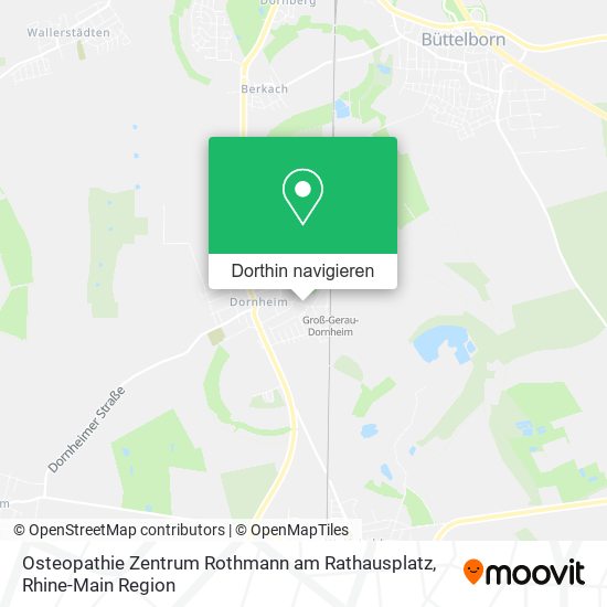 Osteopathie Zentrum Rothmann am Rathausplatz Karte